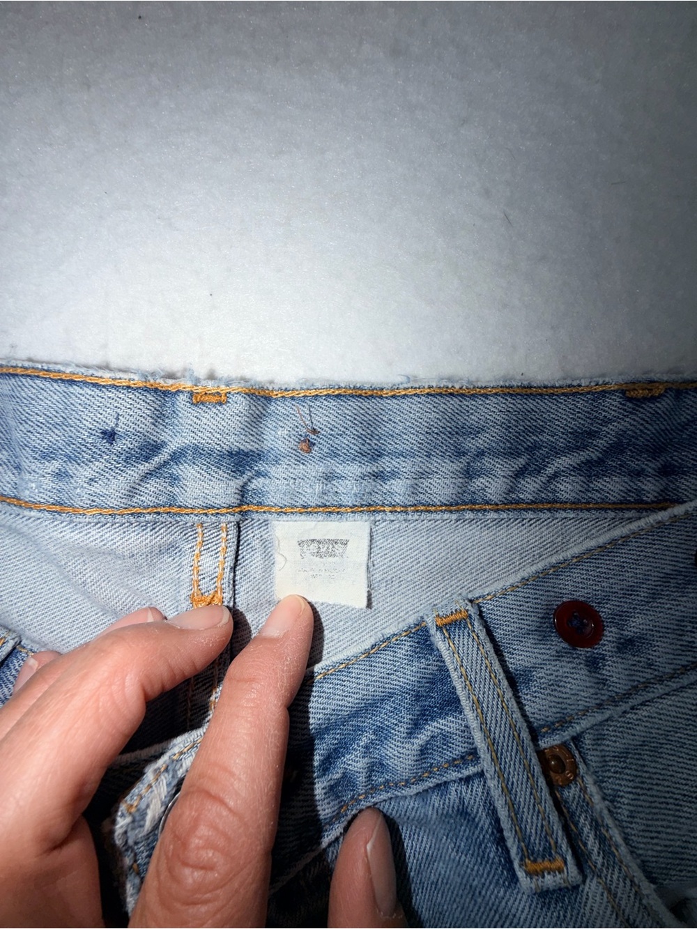 Refashioned VTG 501 War Patches ReFashioned Jeans - Picture 7 of 15